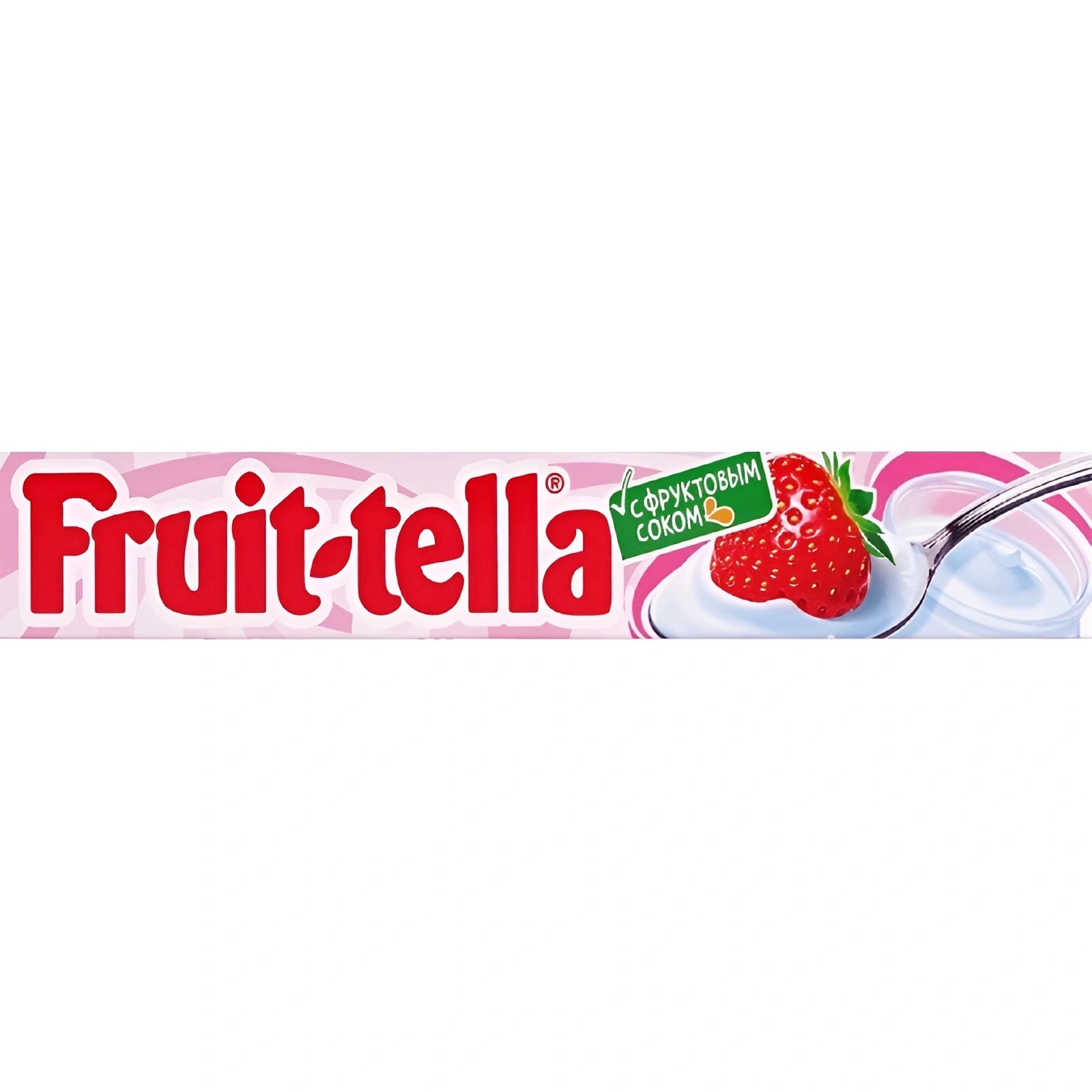 Конфета жевательная Frut-tella клубника-йогурт 41гр Россия