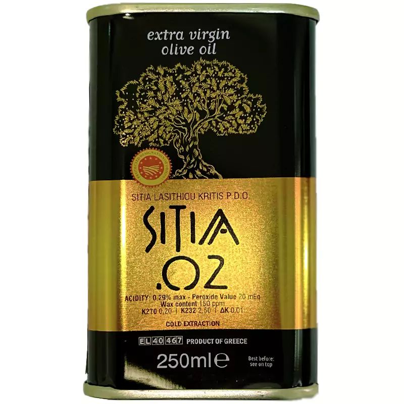 Масло Оливковое Sitia Gold Extra Virgin 0,2% 250мл Греция