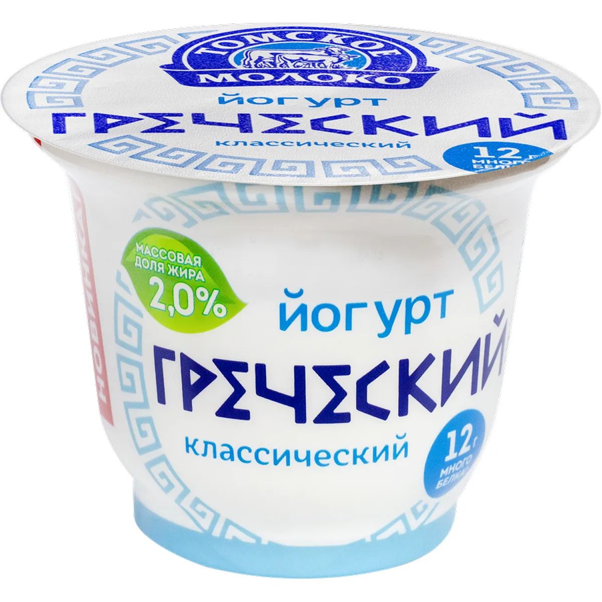 Йогурт Греческий 2% 160гр Томское Молоко
