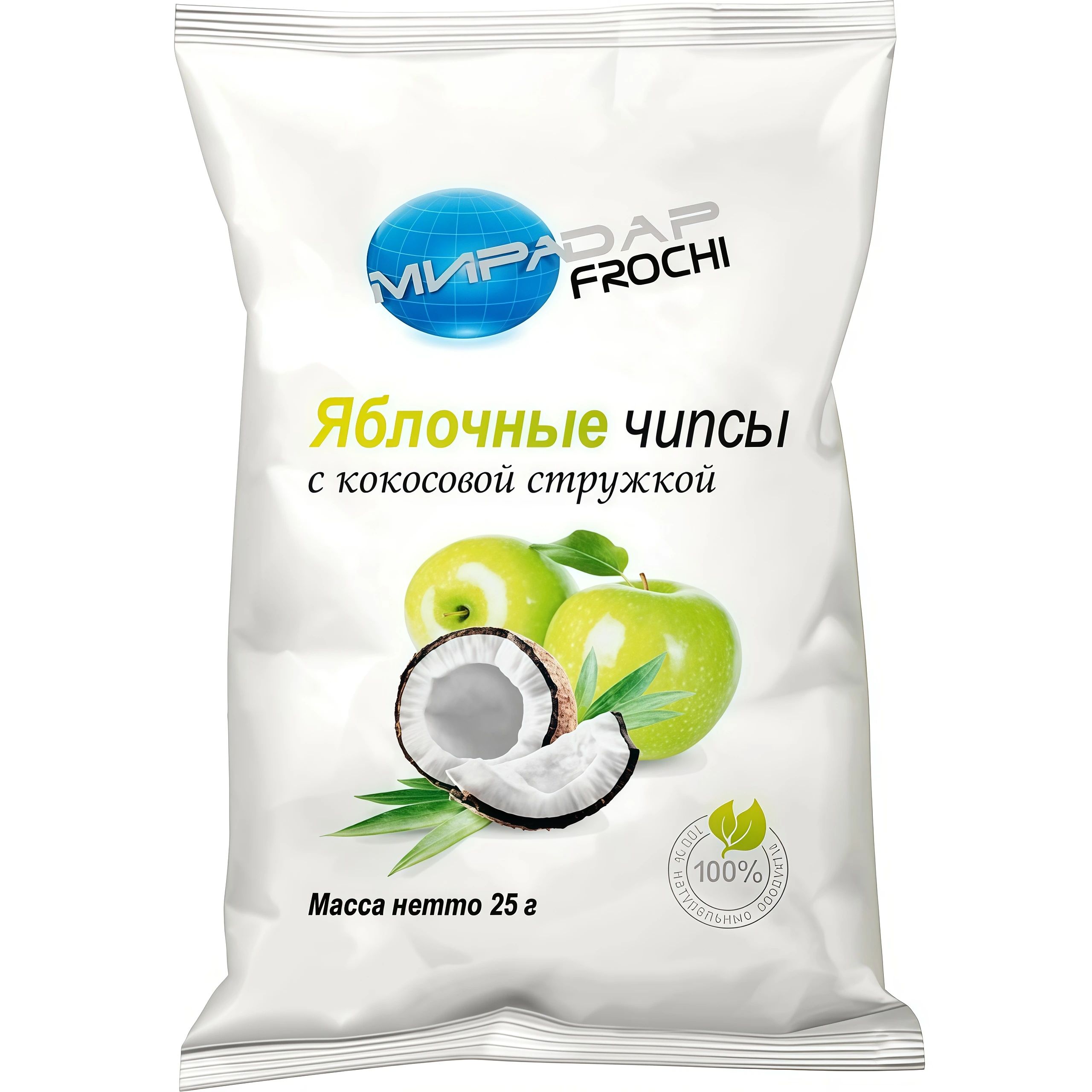 Чипсы Яблочные с Кокосовой Стружкой 25гр Красноярск
