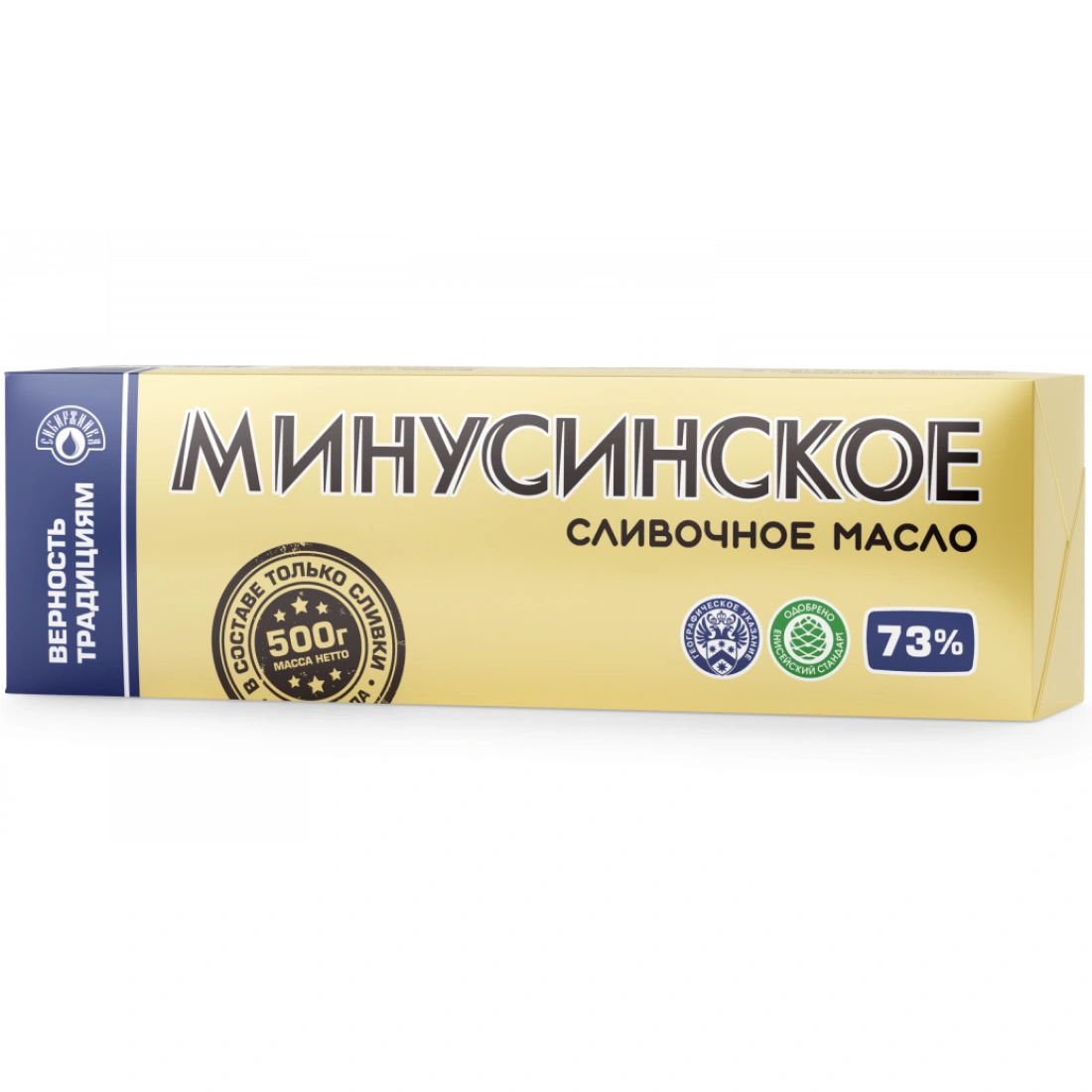 Масло Сливочное 73% 500гр Минусинск