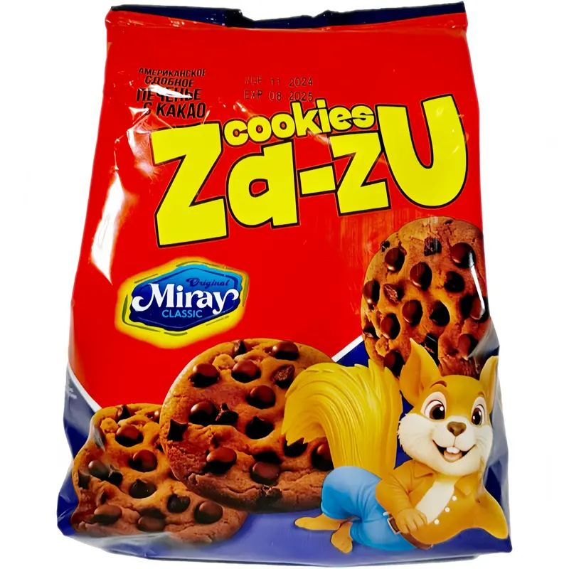 Печенье с Какао Za-Zu Miray 200гр Узбекистан