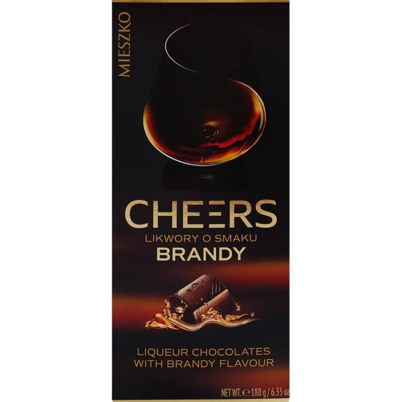 Набор конфет Brandy Cheers в Темном Шоколаде Mieszko 180гр Польша