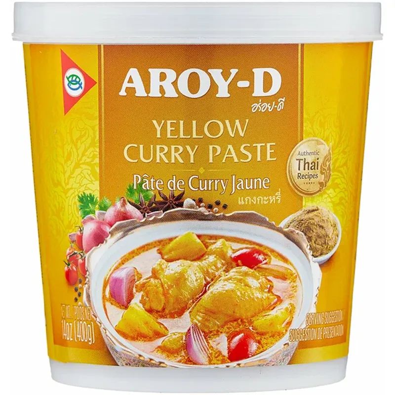Паста Карри Желтая Aroy-D 400гр Таиланд