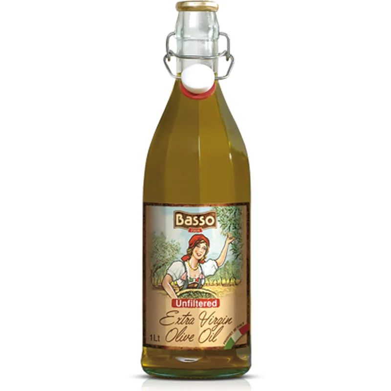 Масло Оливковое Basso Extra Virgin Нефильтрованное 1л Италия