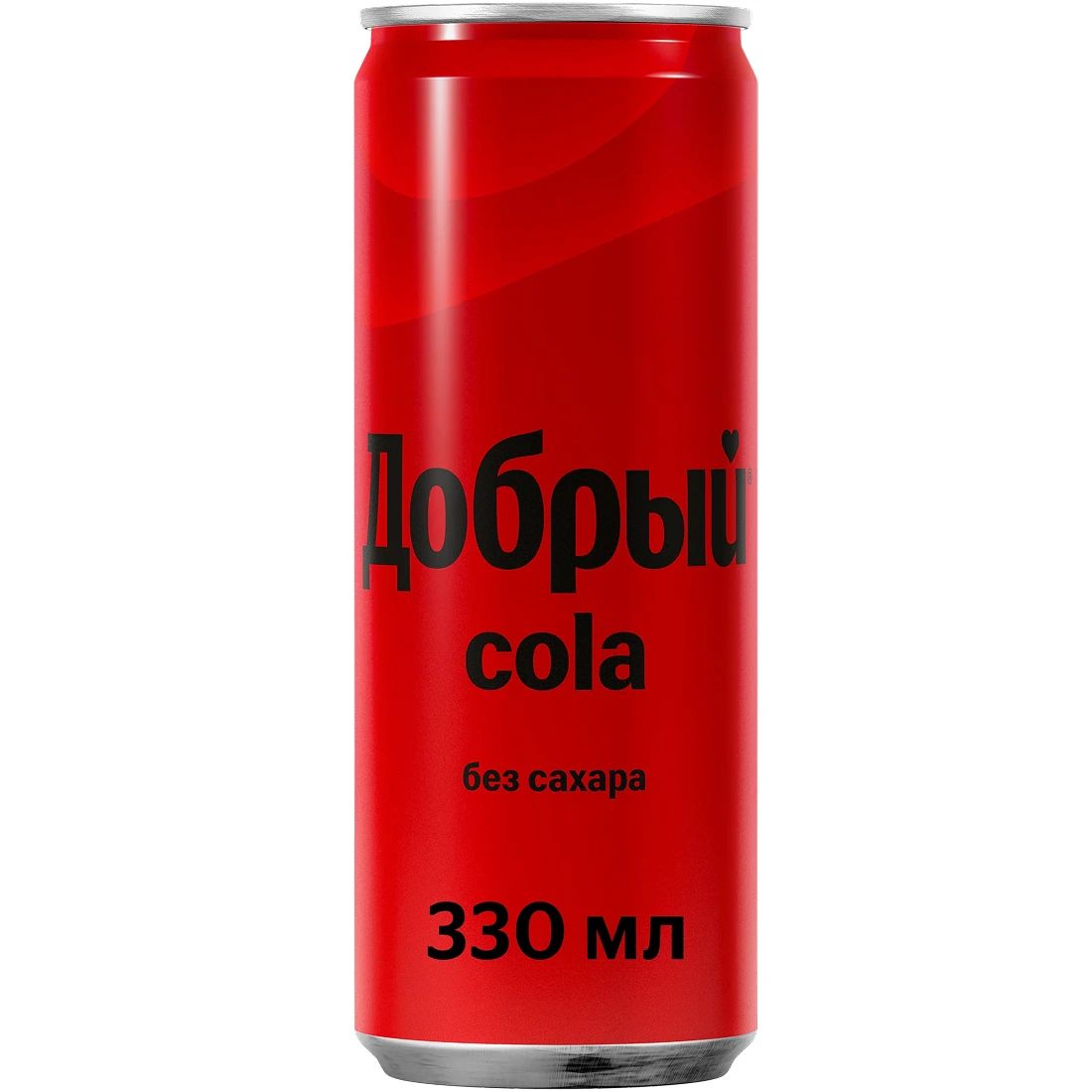 Напиток Газированный Добрый Кола без сахара 0,33л ж/б Россия