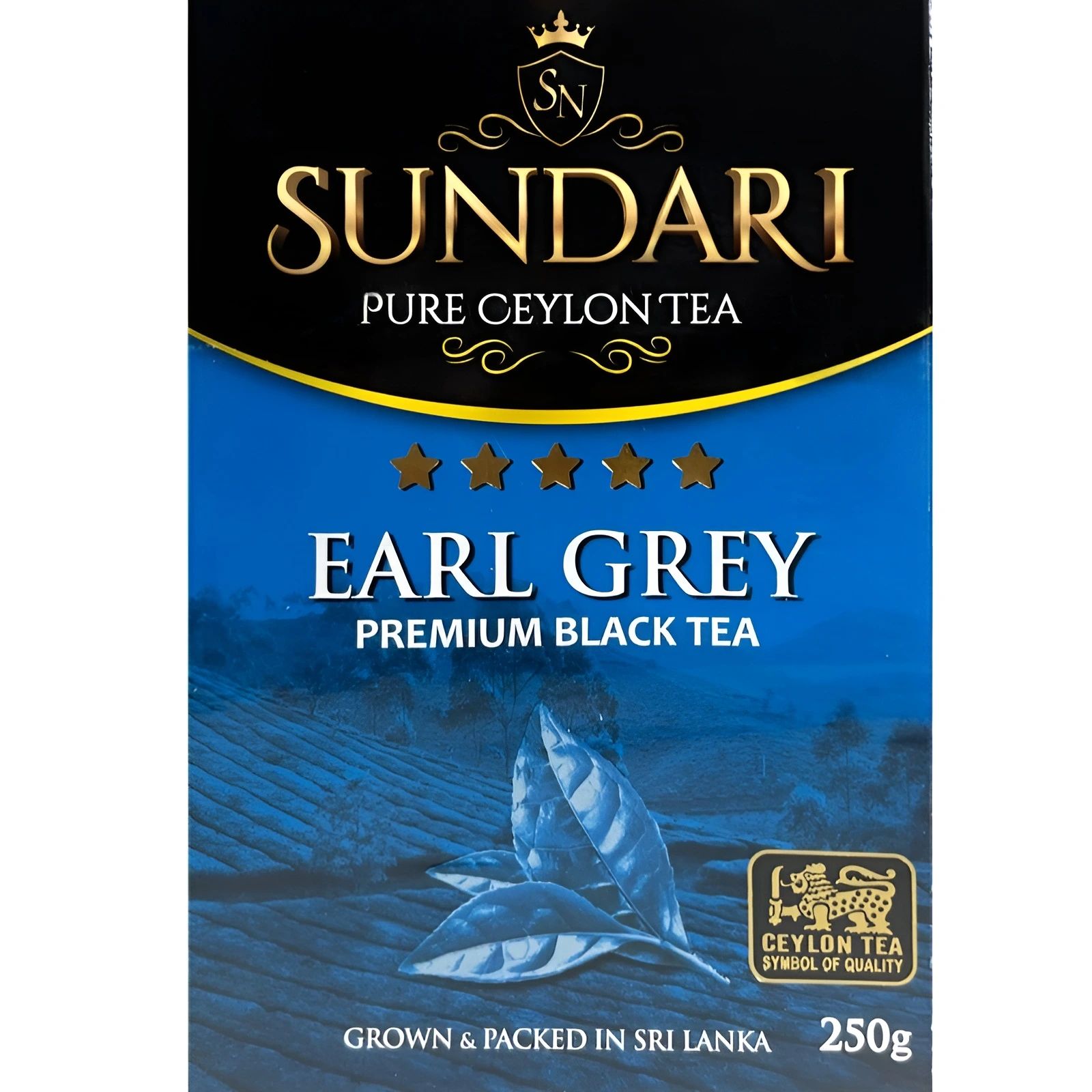 Чай Черный Sundari Earl Grey 250гр Шри-Ланка