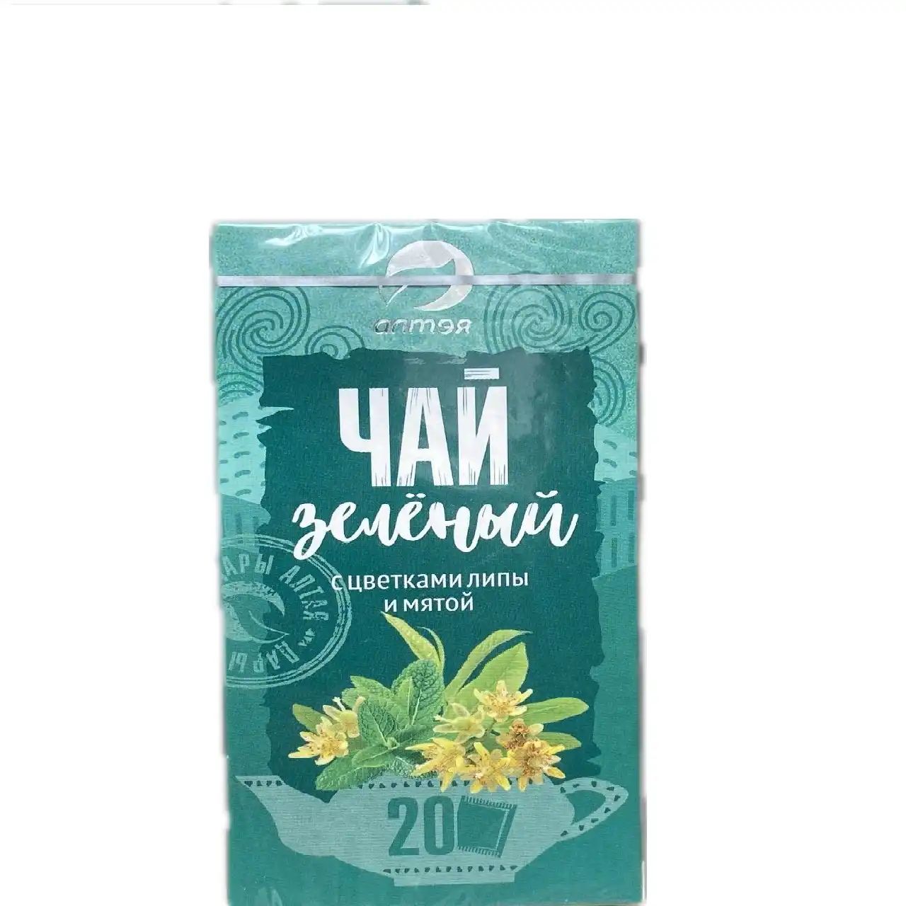 Чай ЗЕЛЕНЫЙ с Липой и мятой ф/п 20пак Алтай