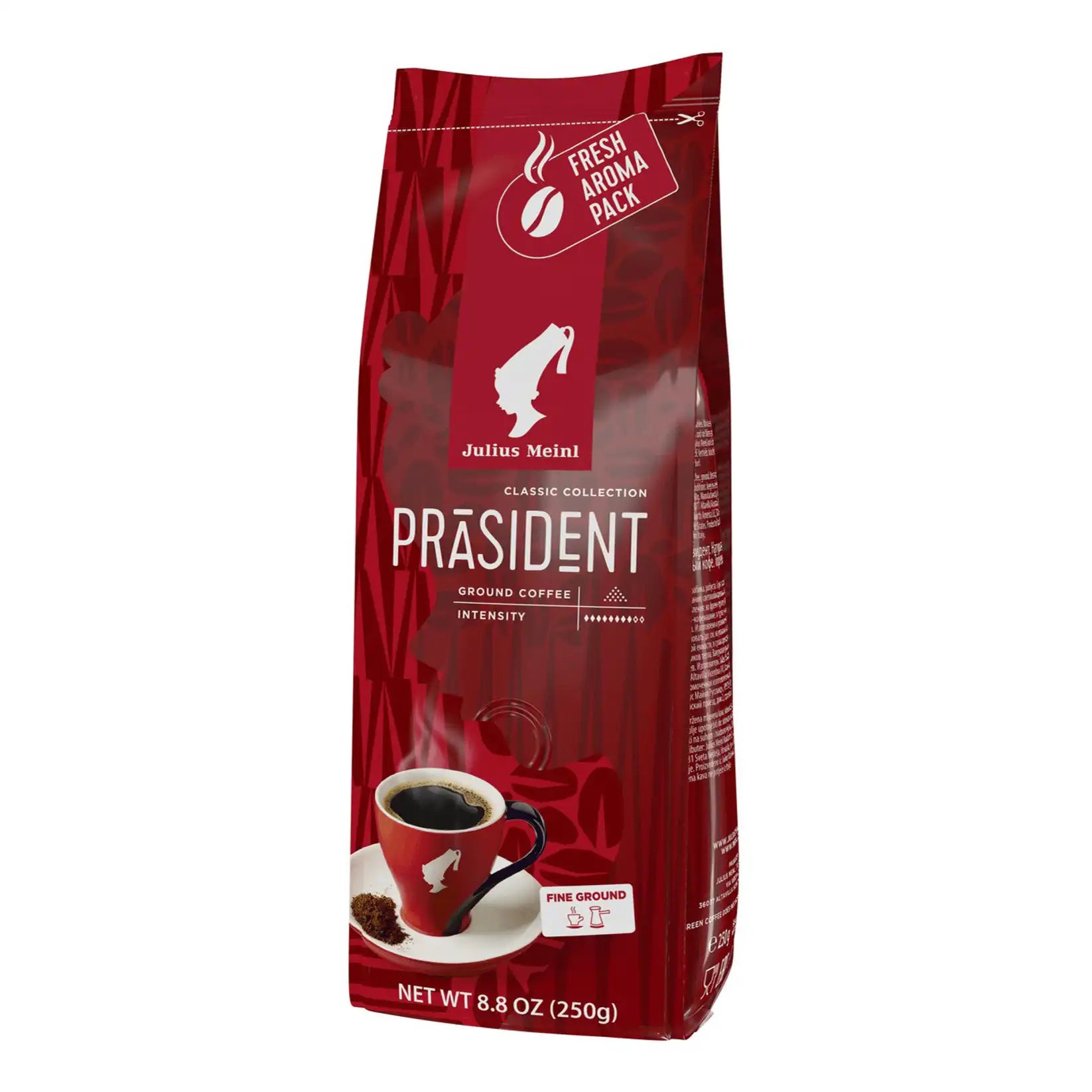 Кофе молотый ПРЕЗИДЕНТ Julius Meinl 250гр Италия