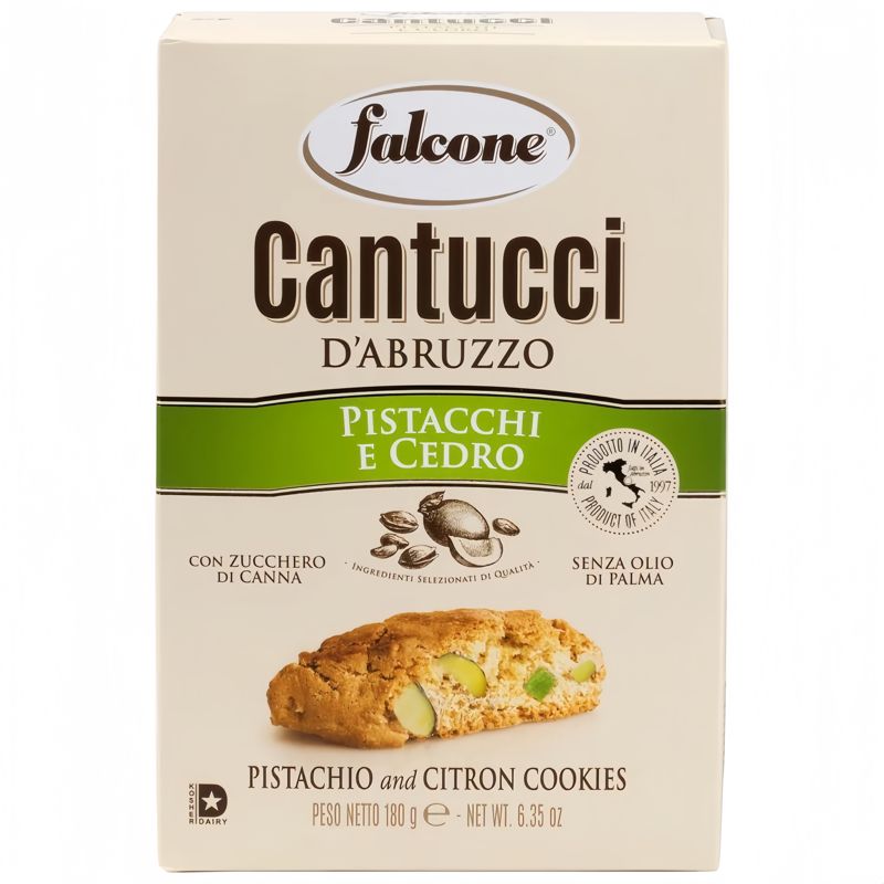 Печенье с Фисташками и Цедрой Лимона Cantucci 180гр Италия
