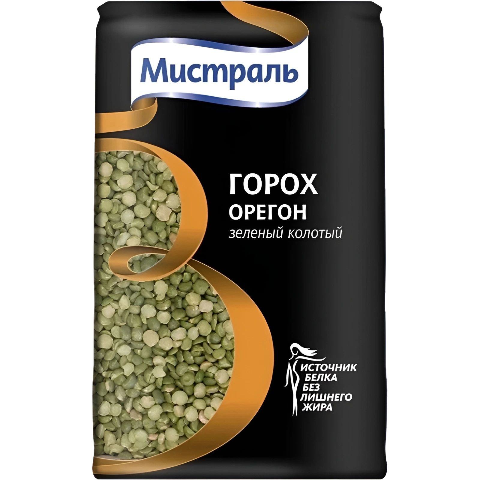 Горох Орегон Зеленый Колотый Мистраль 500гр Россия