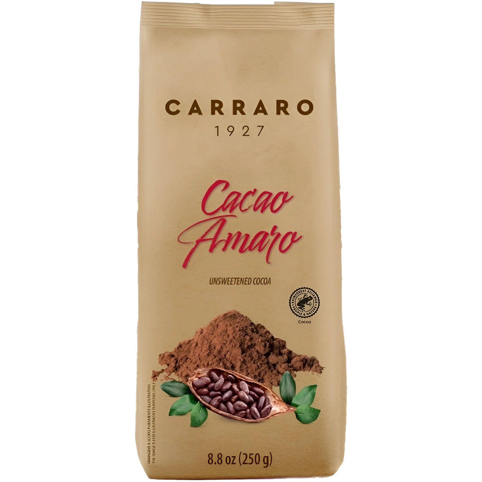 Какао Carraro Cacao Amaro 250гр Италия