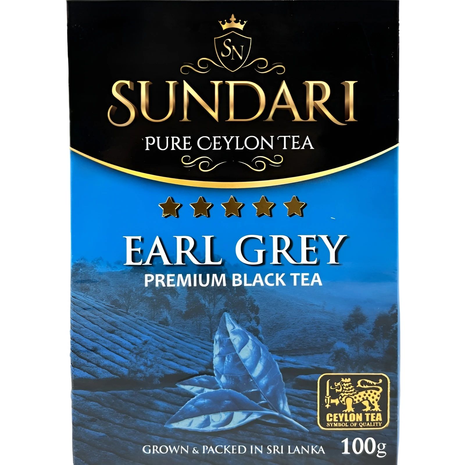 Чай Черный Sundari Earl Grey 100гр Шри-Ланка