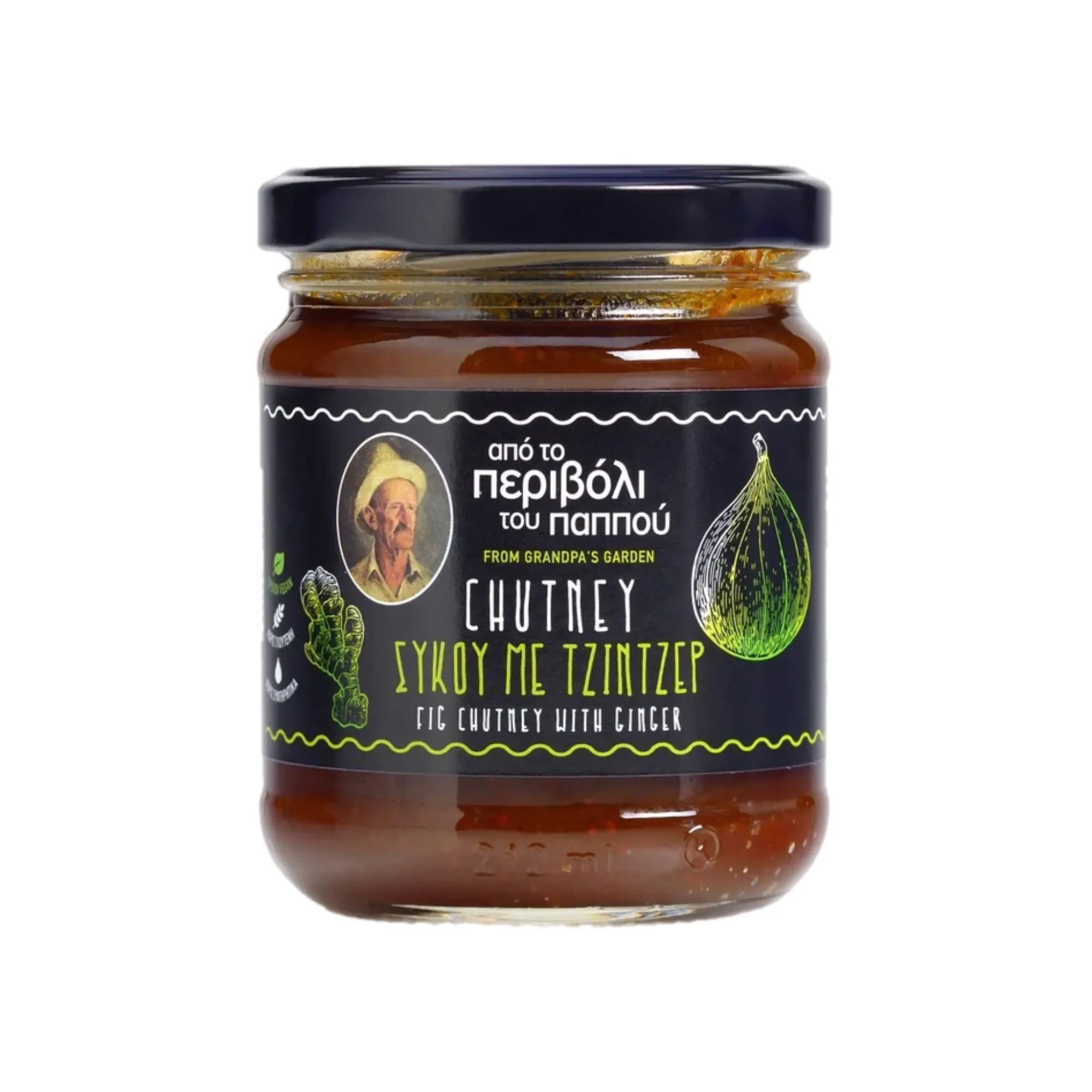 Соус Chutney из Инжира с Имбирем Kontos 220гр Греция