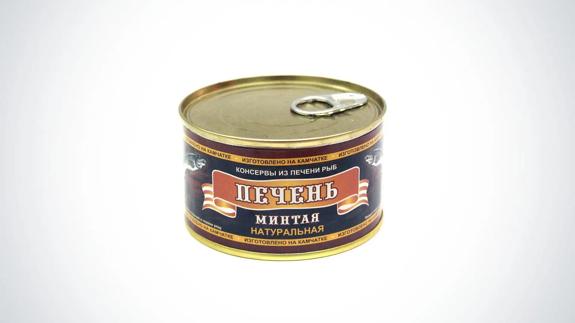 Печень МИНТАЯ натуральная 210гр Камчатка