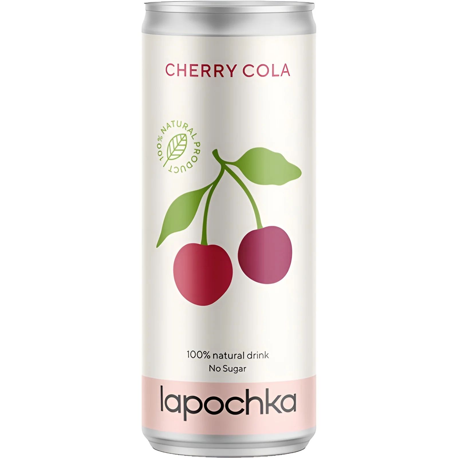 Кола Cherry Натуральная без Сахара Lapochka 330мл Россия