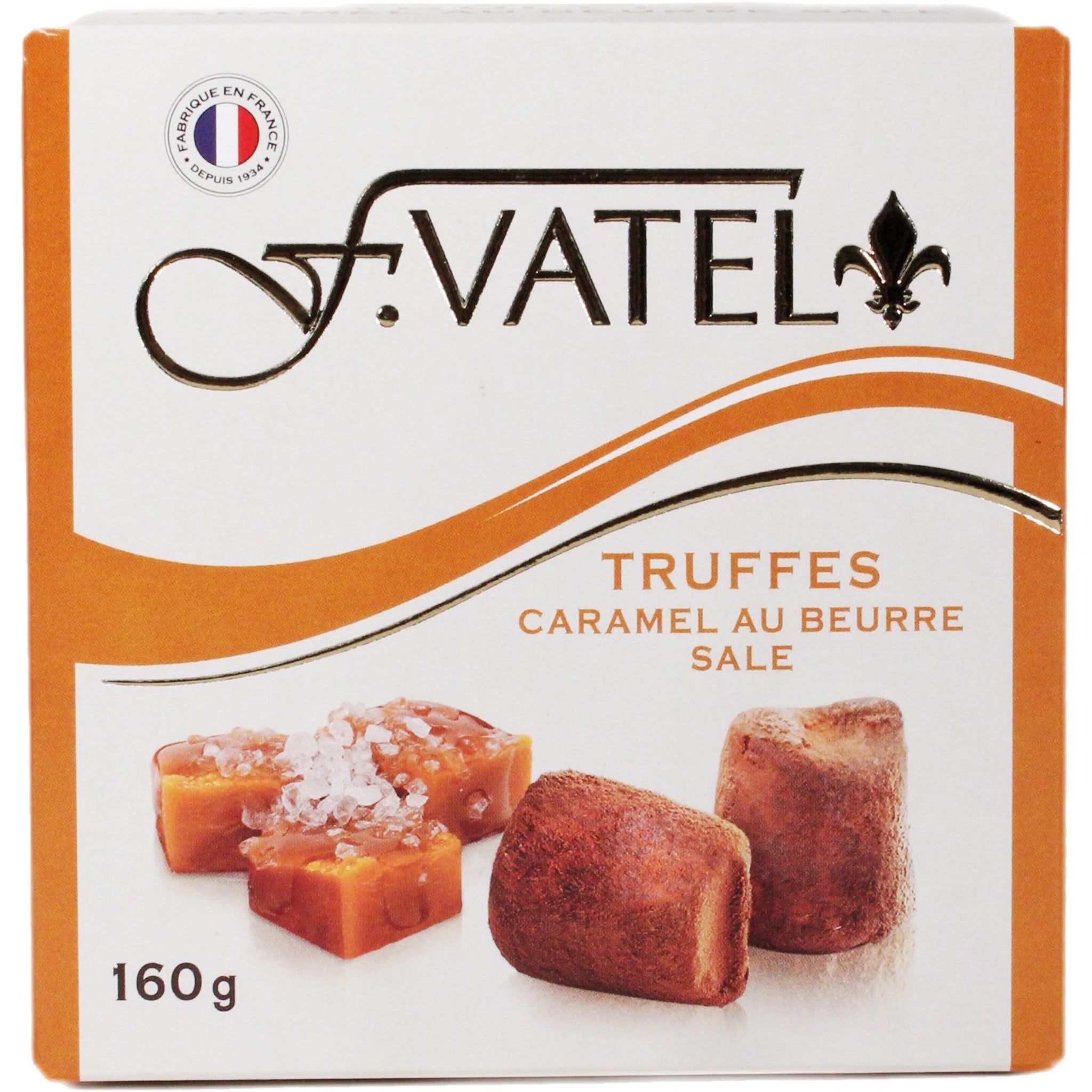 Трюфели с Солёной Карамелью F.Vatel 160гр Франция