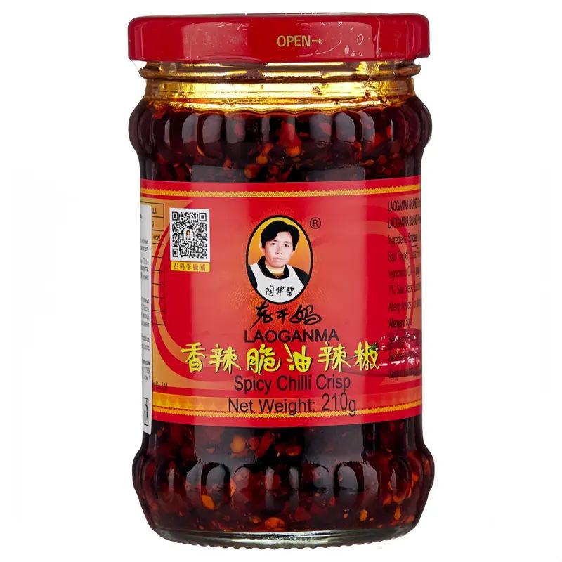 Соус Острый с Хрустящим Перцем Чили Lao Gan Ma 210гр Китай