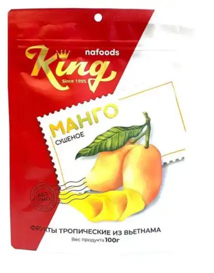 Манго KING сушеное 100гр Вьетнам