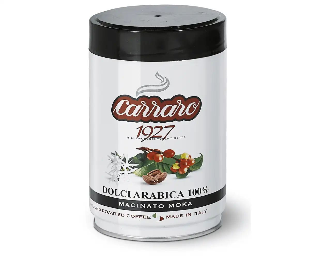 Кофе в Зернах Carraro 1927 Arabica 250гр ж/б Италия