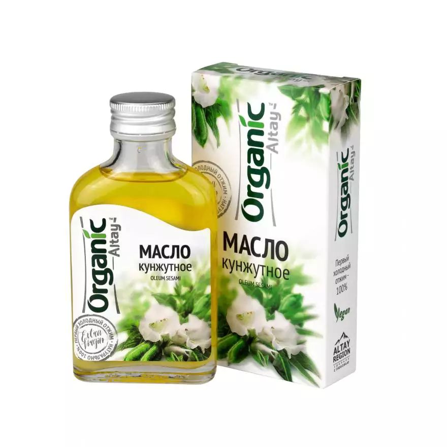 Масло Кунжутное холодный отжим 100мл Алтай