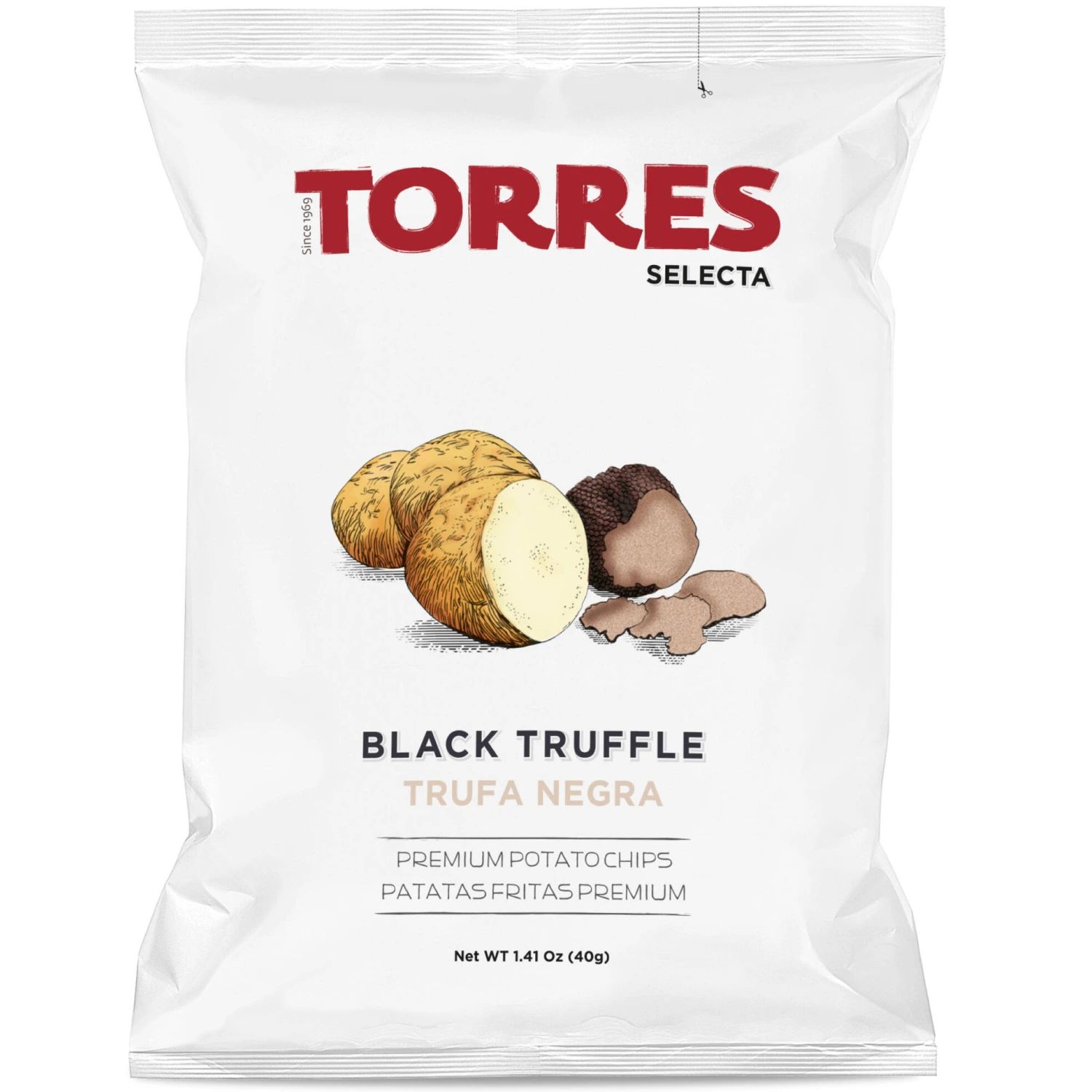 Чипсы Картофельные с Черным Трюфелем Torres 40гр Испания