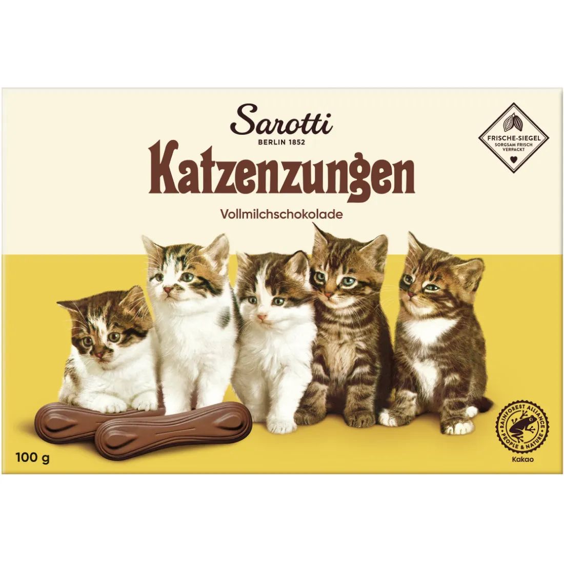 Шоколад Молочный Шоколадом Katzenzungen 100гр Германия