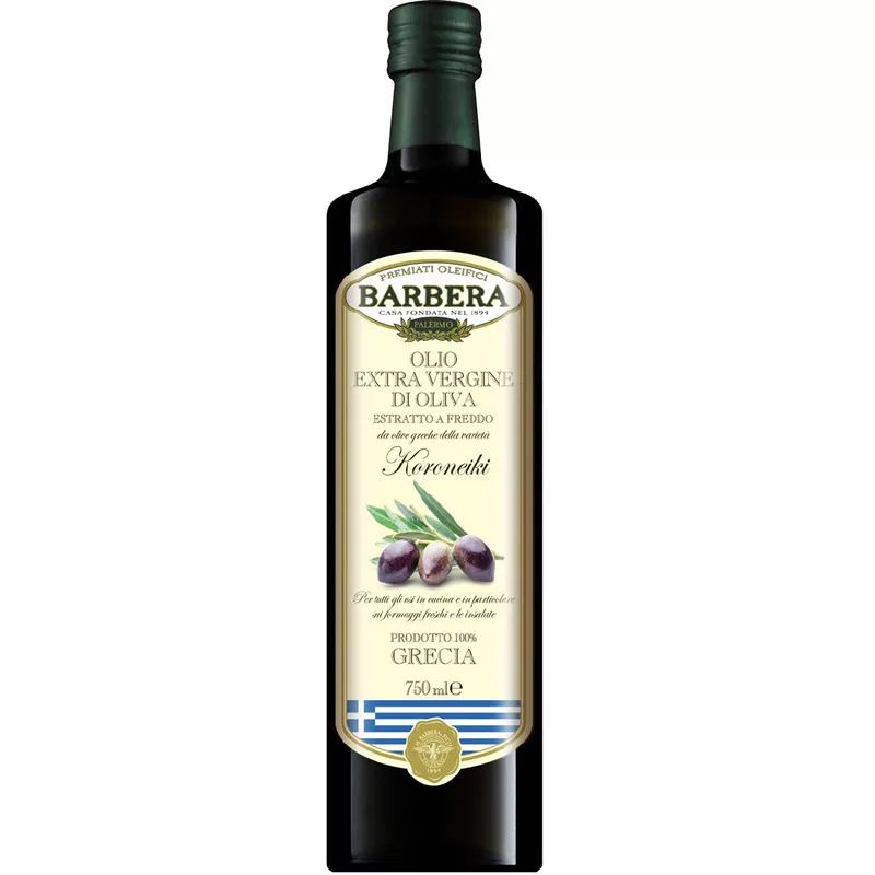 Масло Оливковое Barbera Monocultivar Koroneik Extra Virgin oil 750мл Италия