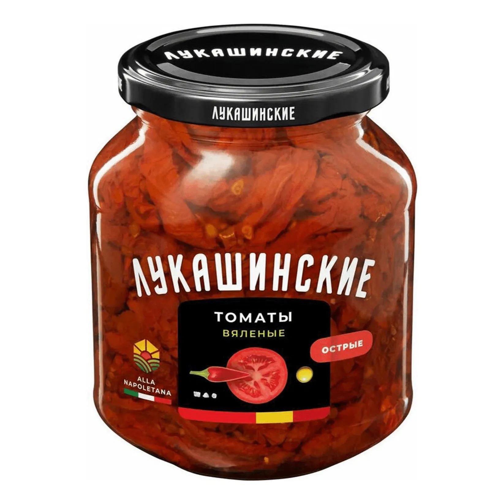 Томаты ВЯЛЕНЫЕ острые 330гр Лукашинские