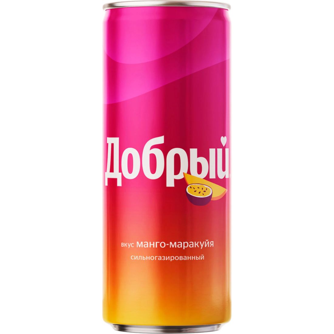 Напиток Газированный Добрый Манго-Маракуйя 0,33л ж/б Россия
