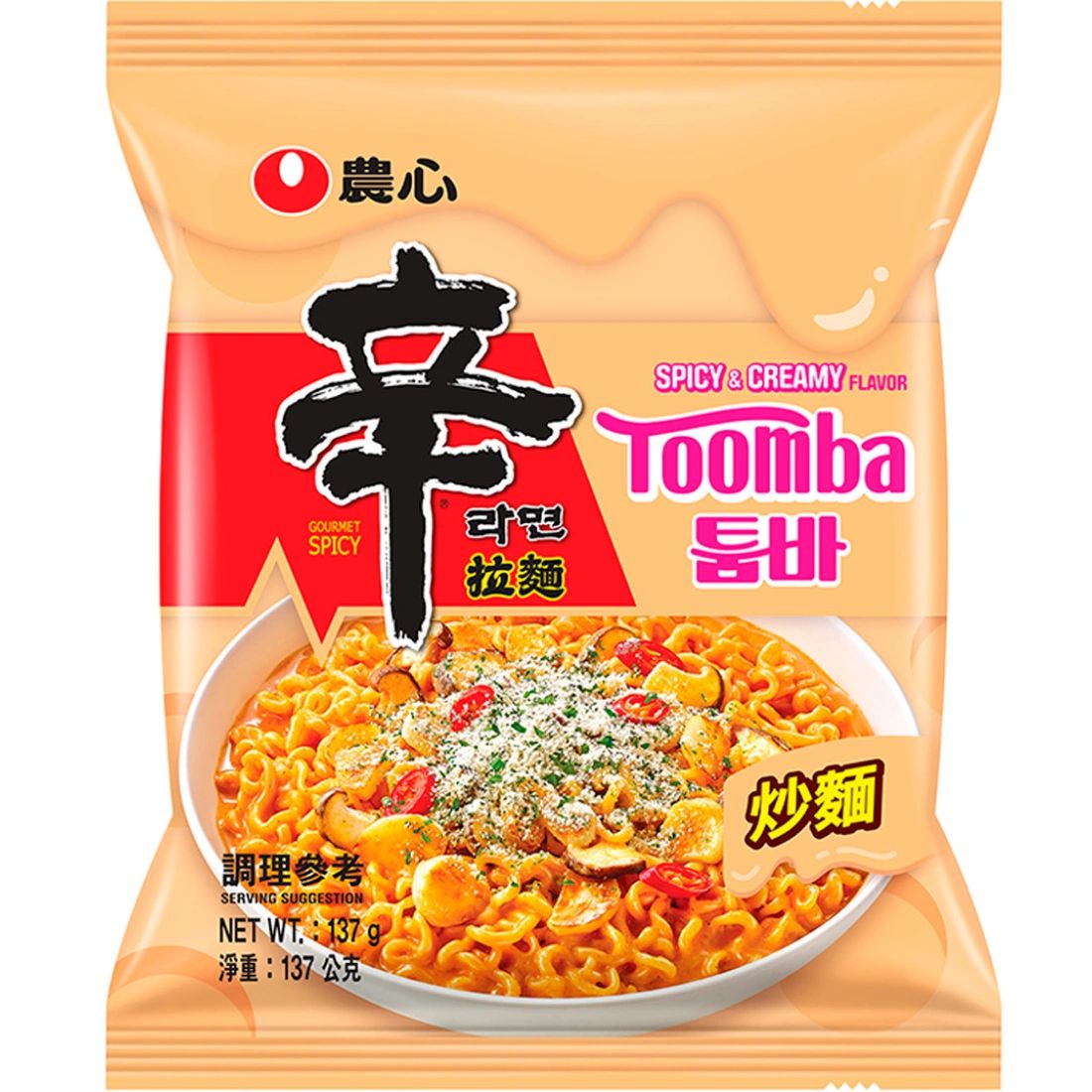 Лапша Б/П NONGSHIM СЛ/Сырный Острый 137гр Корея
