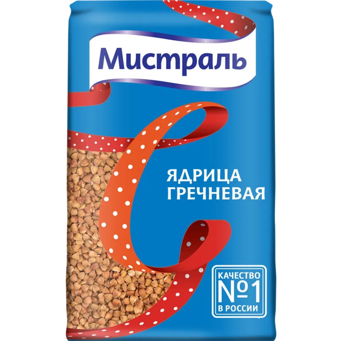 Крупа Гречневая Ядрица Мистраль 900гр Россия