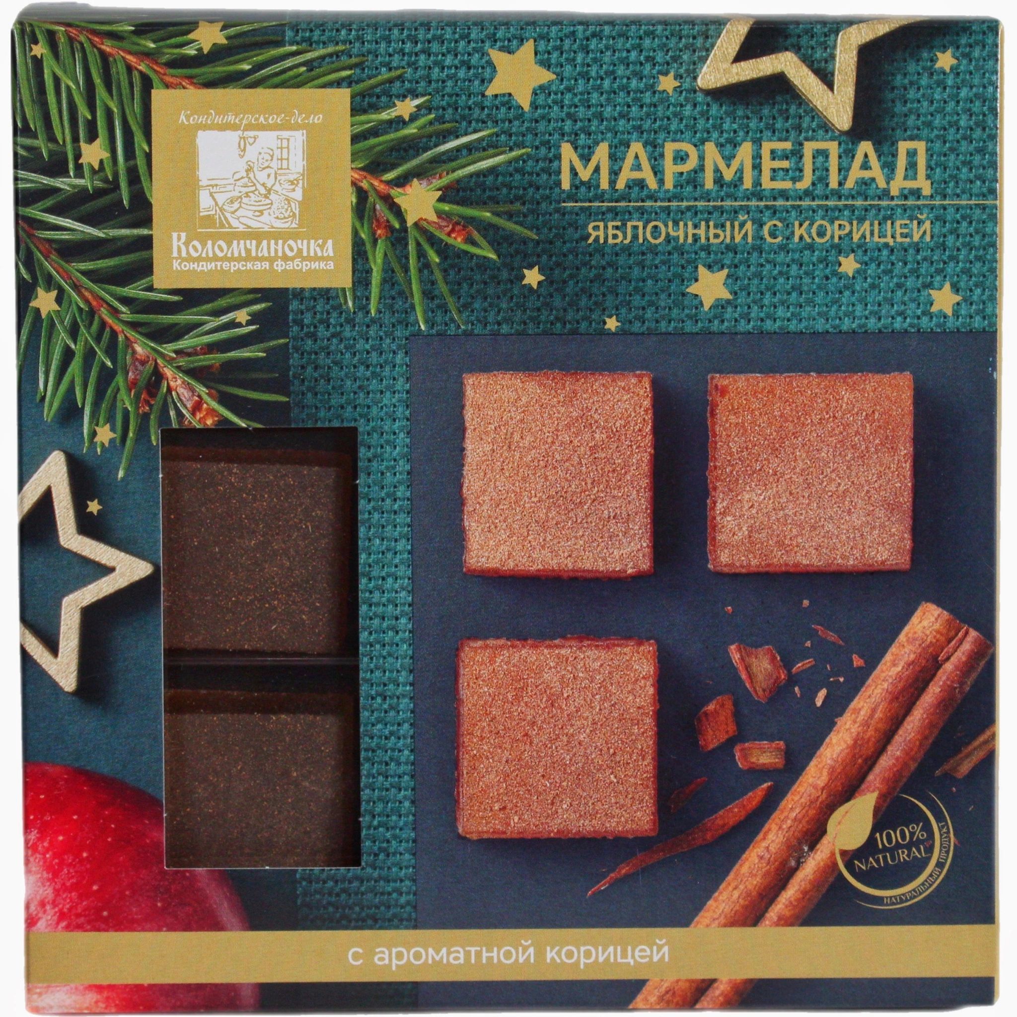 Мармелад Яблоко Корица 110гр Коломчаночка