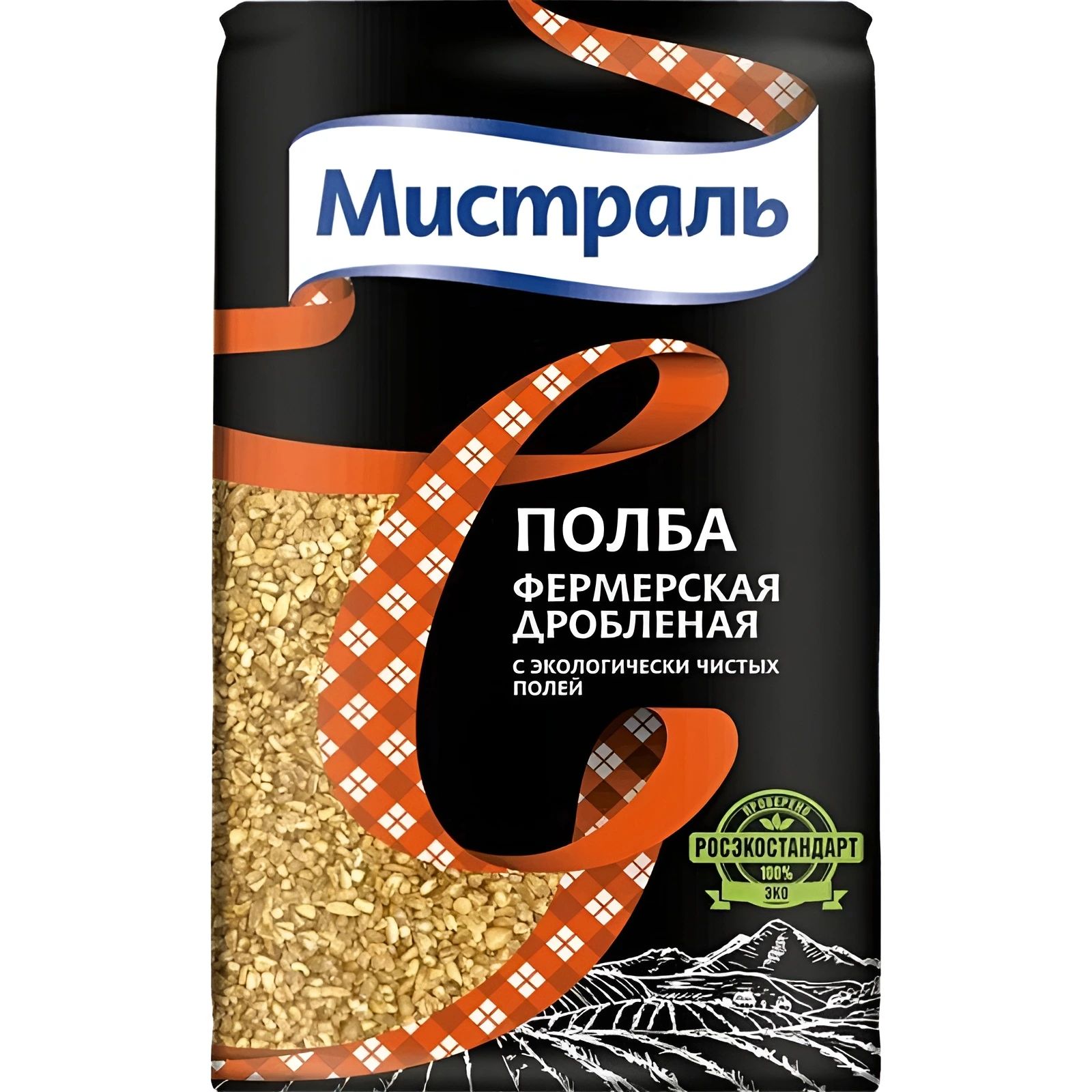 Полба Фермерская Дробленая Мистраль 450гр Россия