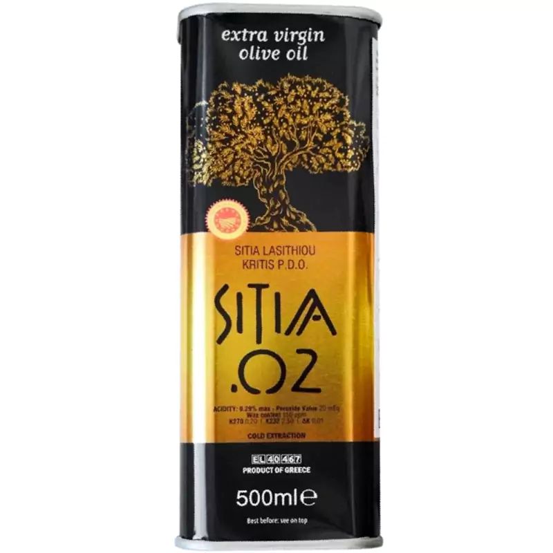 Масло Оливковое Sitia Gold Extra Virgin 0,2% 500мл Греция