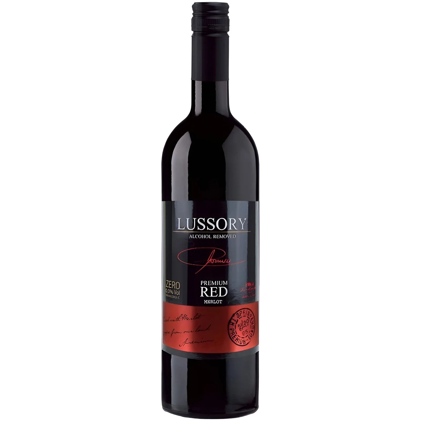 Вино Безалкогольное Lussory Premium Red Merlot красное 0,75л Испания