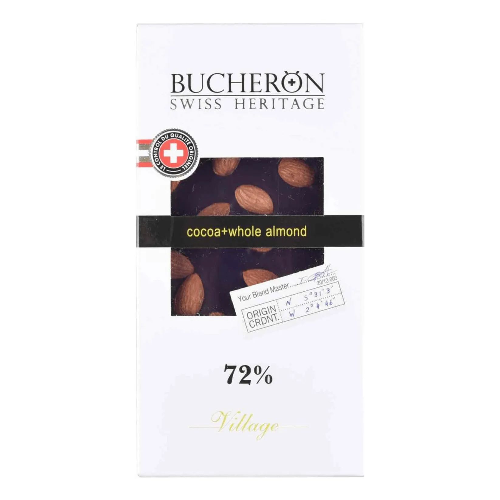 Шоколад Горький с Миндалем 72% Bucheron Superior 100гр Ярославль