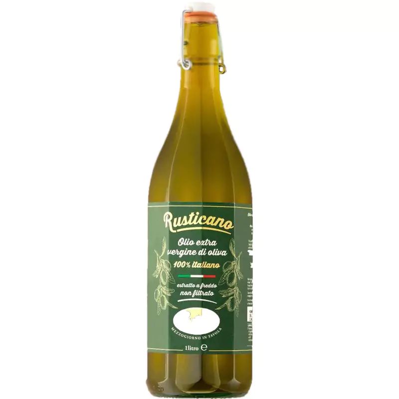 Масло Оливковое Pantaleo Rusticano Extra Virgin Нефильтрованное 1л Италия