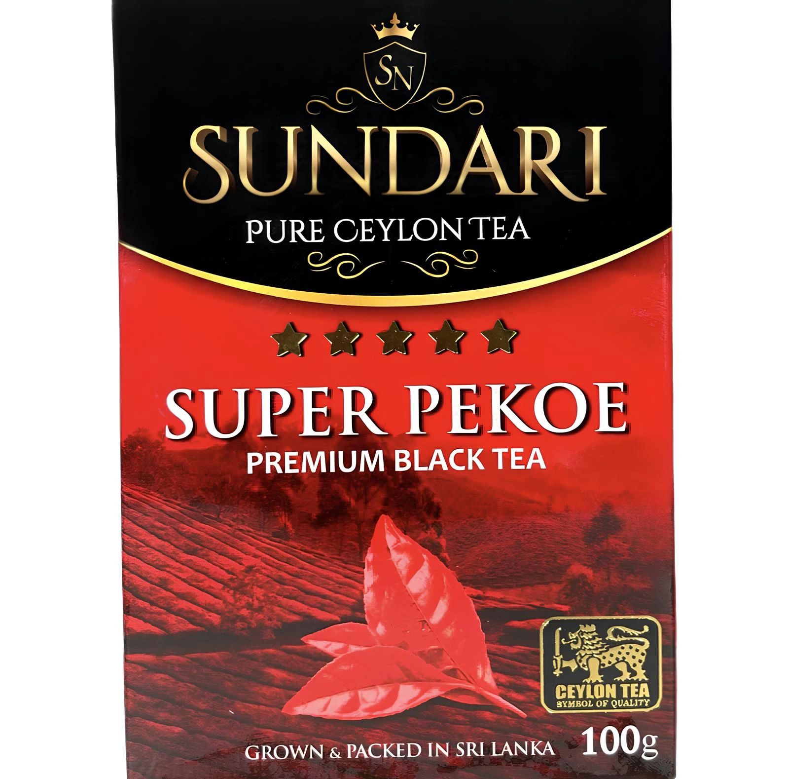Чай Черный Sundari Super Pekoe 100гр Шри-Ланка