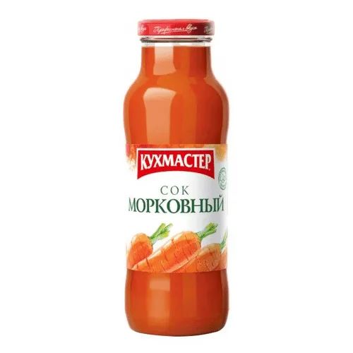 Сок Морковный Кухмастер 0,68л Россия