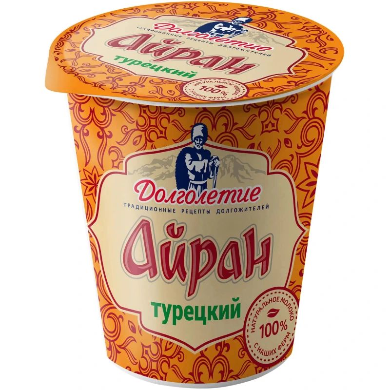 Айран Долголетие 1,8% 0,18л Россия