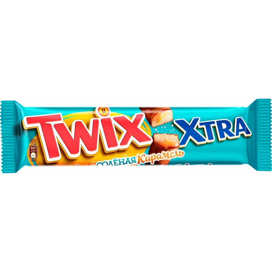 Батончик Шоколадный Twix Печенье с Солёной Карамелью 82гр Россия
