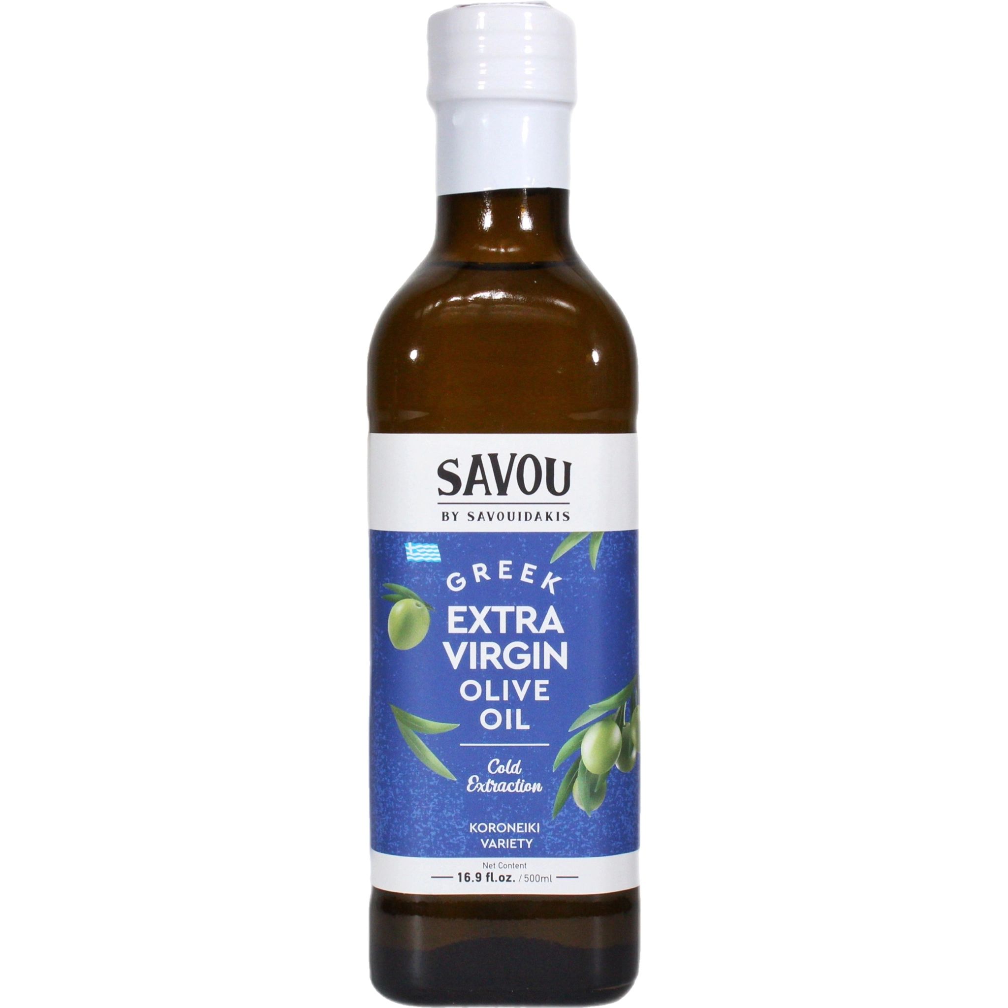 Масло Оливковое Savou Extra Virgin 500мл Греция
