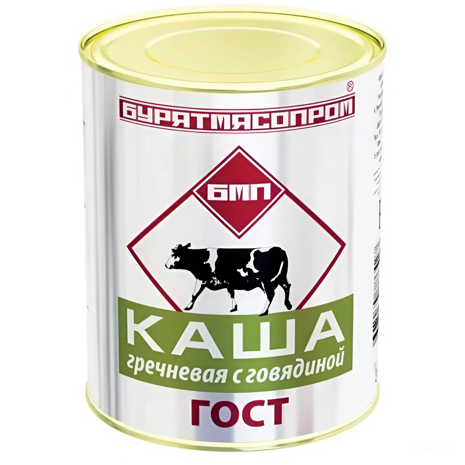 Каша Гречневая с Говядиной Гост Бурятмясопром 340гр Бурятия
