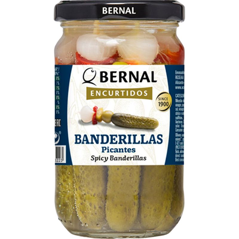 Смесь Овощная Острая Banderillas Bernal 300гр Испания