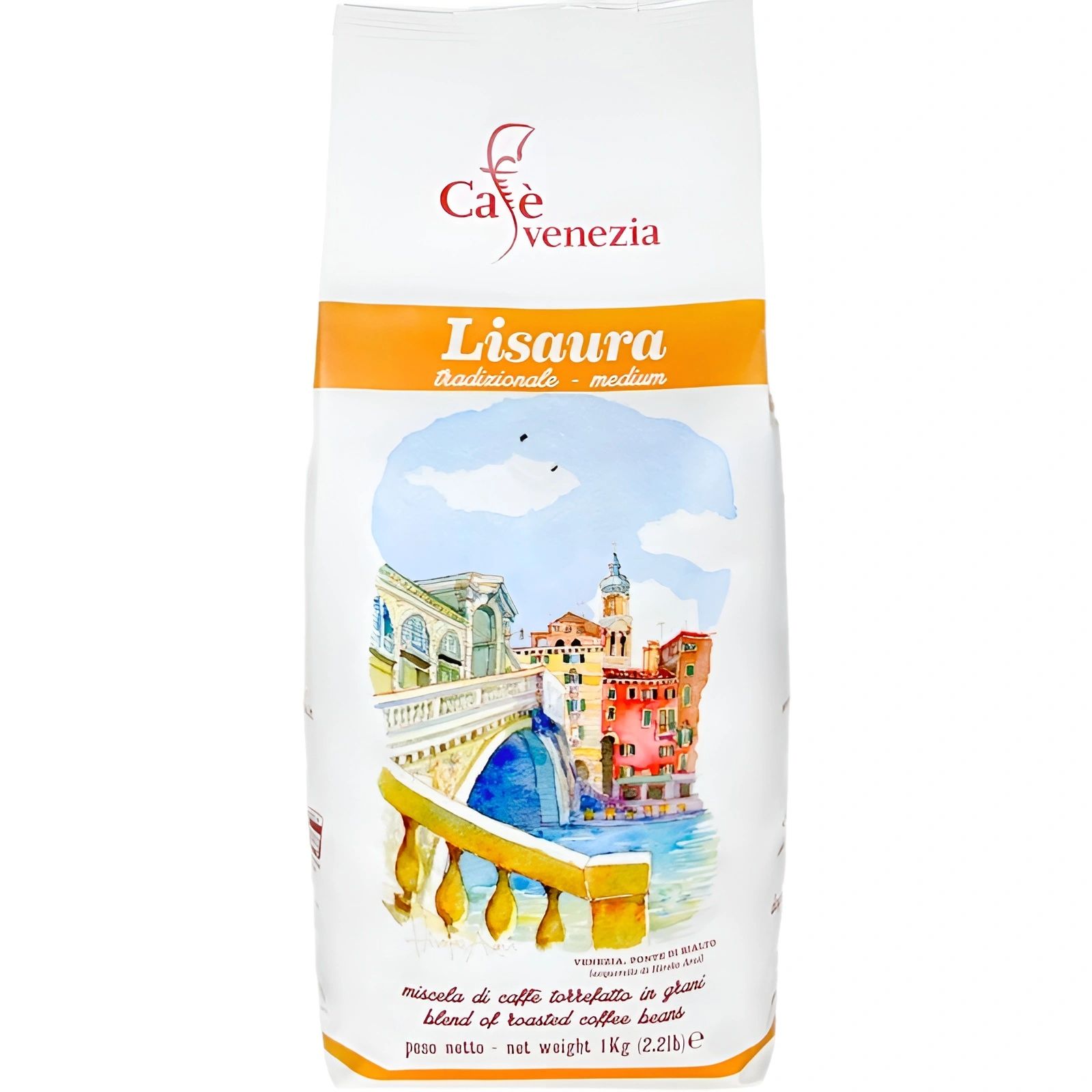 Кофе в Зернах Lisaura Cafe Venezia 1кг Италия