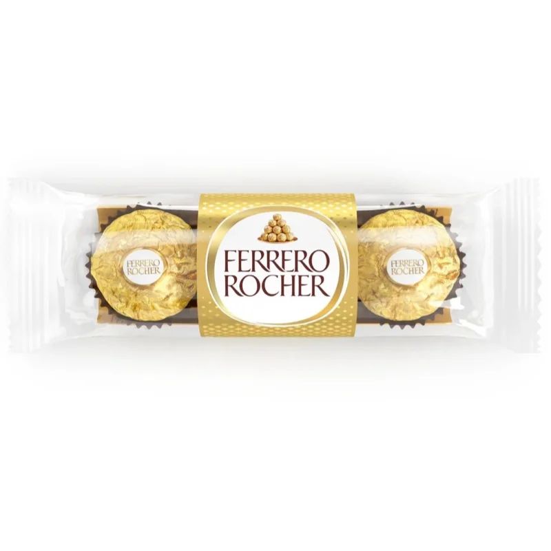 Конфеты из Молочного Шоколада с Кремом и Лесным Орехом Ferrero Rocher 37,5гр Владимирская обл.