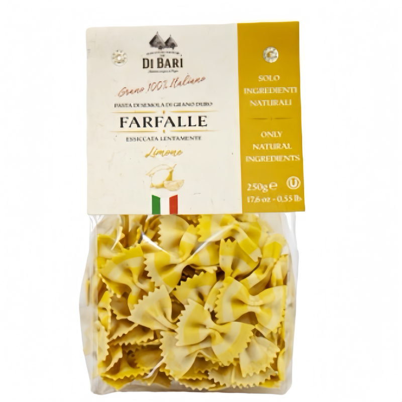 Макароны Di Bari Farfalle с Лимоном 250гр Италия
