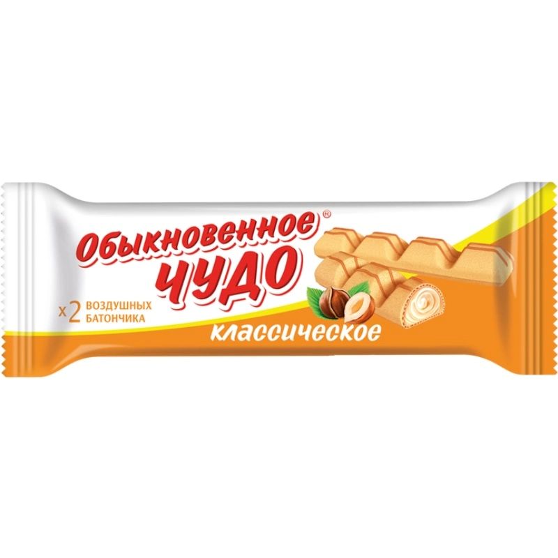 Конфеты Вафельные Обыкновенное Чудо Классическое Славянка 40гр Россия