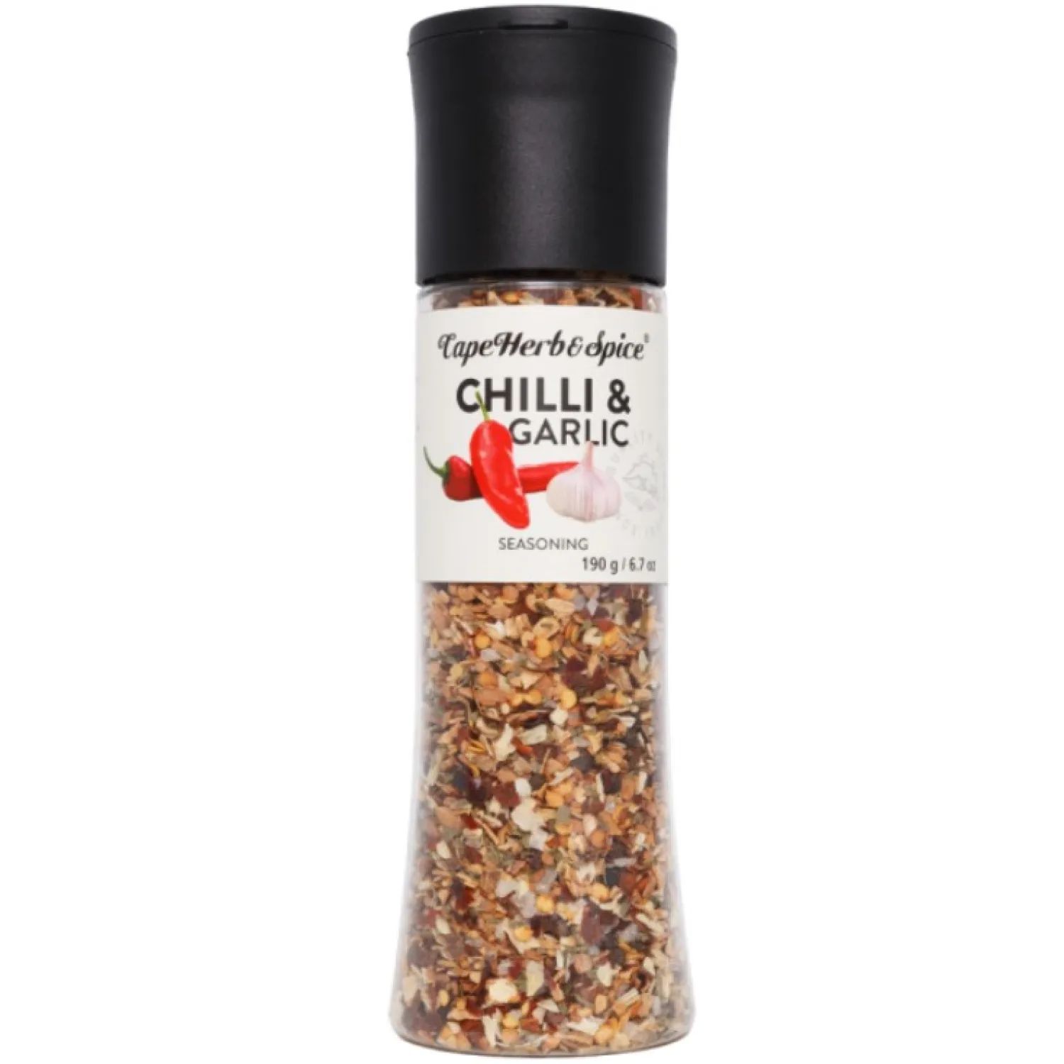 Приправа Чили и Чеснок Cape Herb & Spice Мельница 190гр ЮАР